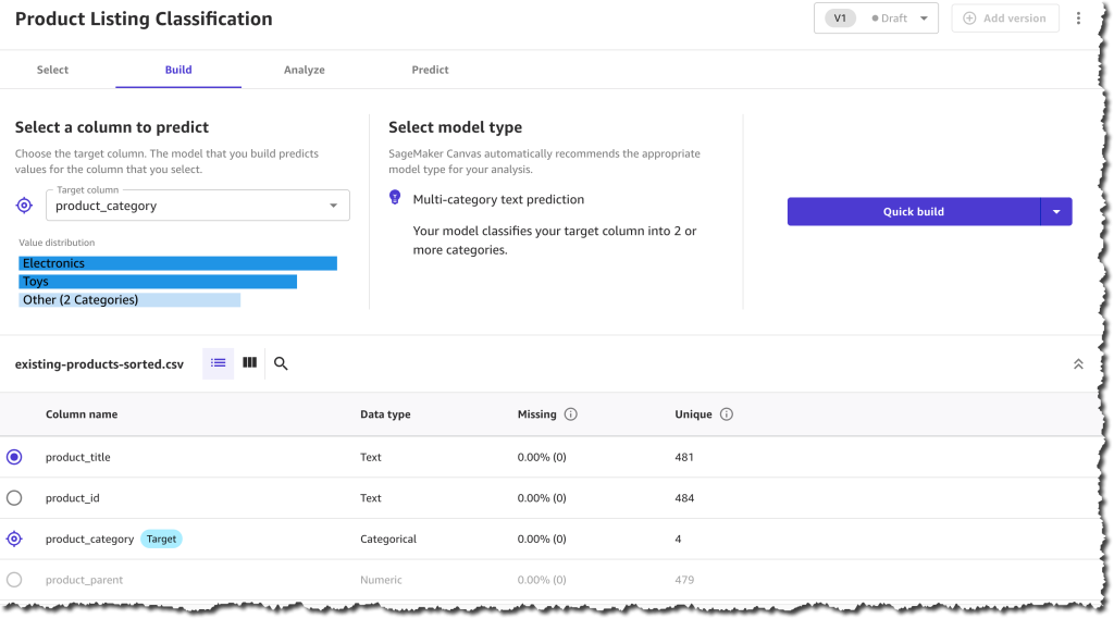 Prepare and build your model